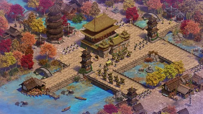 Age of Empires II: DE - The Three Kingdoms gameplay screenshot 1