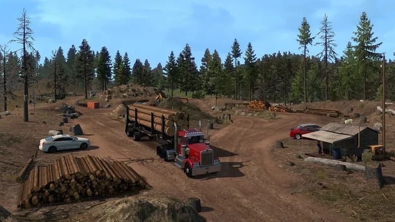 American Truck Simulator - Oregon gameplay screenshot 1