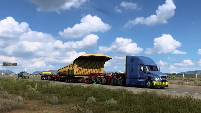 American Truck Simulator - Special Transport gameplay screenshot 1