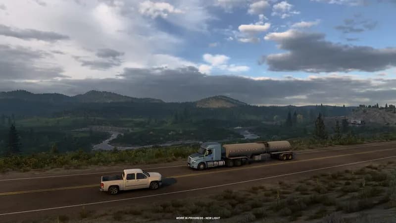 American Truck Simulator - Wyoming gameplay screenshot 1