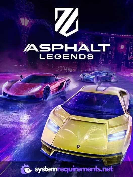 Asphalt Legends cover art - view system requirements