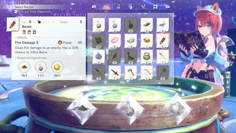 Atelier Resleriana: The Red Alchemist & the White Guardian gameplay screenshot 3