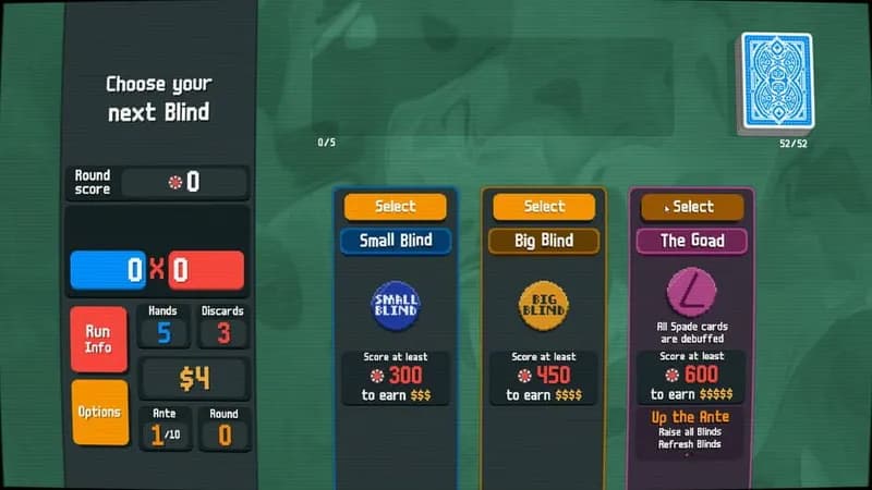 Balatro gameplay screenshot 2