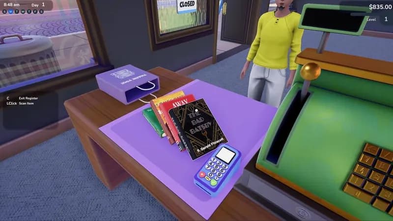 Bookshop Simulator gameplay screenshot 3