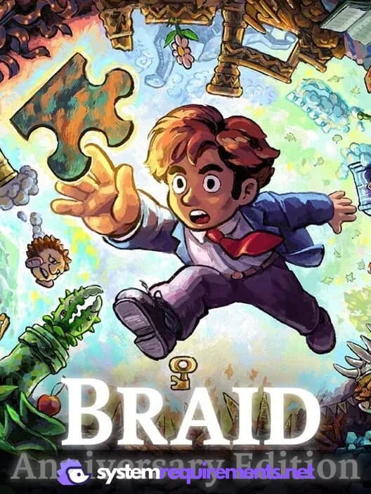 Braid, Anniversary Edition PC game cover art
