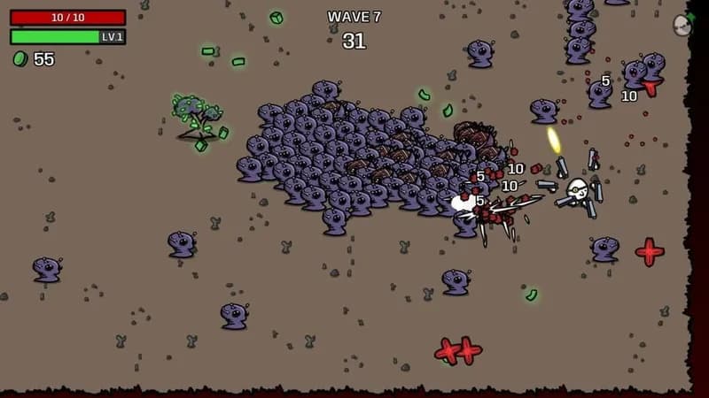 Brotato gameplay screenshot 1