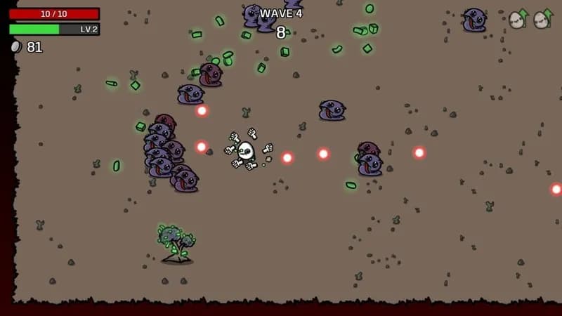 Brotato gameplay screenshot 2