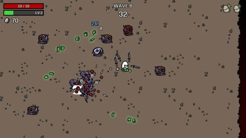 Brotato gameplay screenshot 4