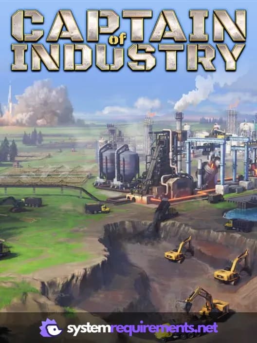 Captain of Industry PC game cover art
