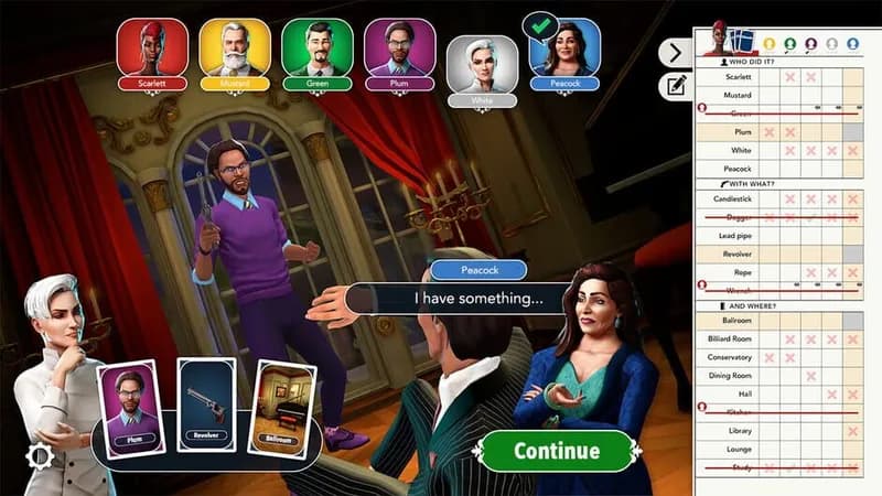 Clue/Cluedo gameplay screenshot 4