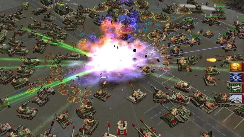 Command & Conquer Generals Zero Hour gameplay screenshot 2