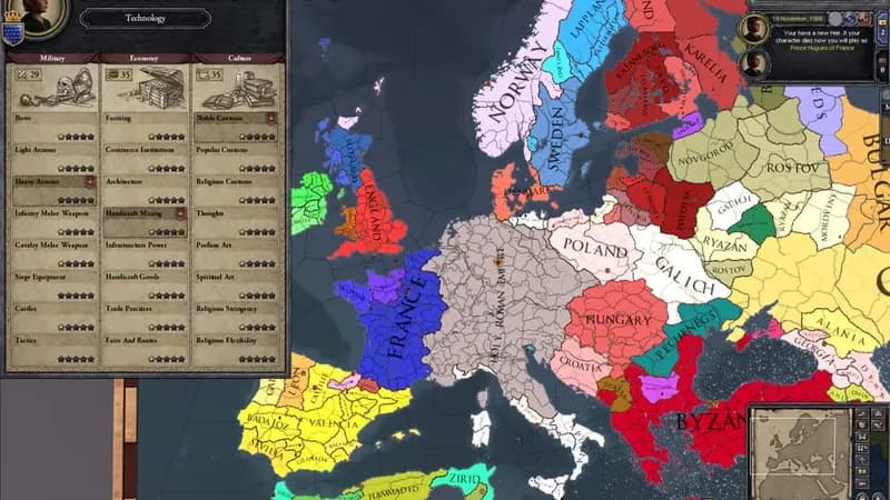 Crusader Kings II gameplay screenshot 3