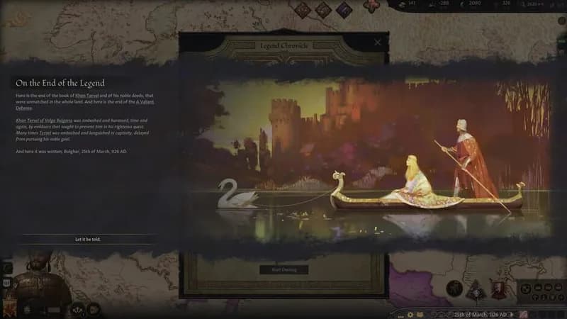 Crusader Kings III: Legends of the Dead gameplay screenshot 3