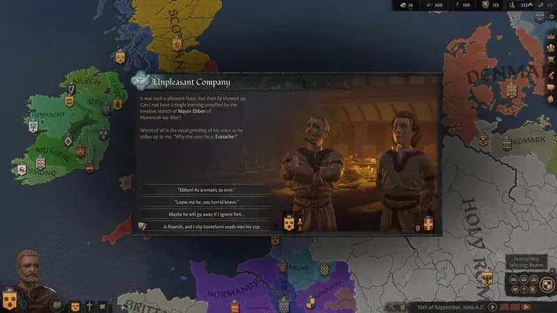 Crusader Kings III gameplay screenshot 1