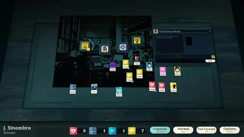 Cultist Simulator gameplay screenshot 4