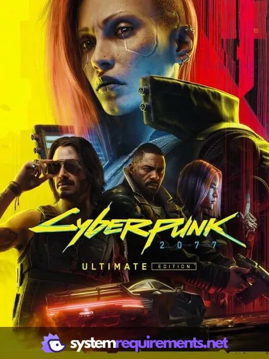 Cyberpunk 2077 cover art - view system requirements