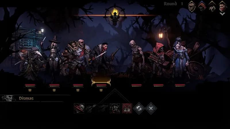 Darkest Dungeon gameplay screenshot 1