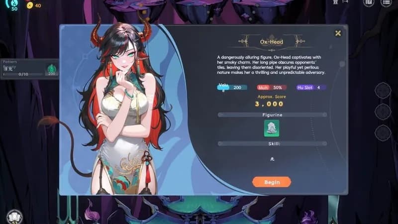 Demonic Mahjong gameplay screenshot 3