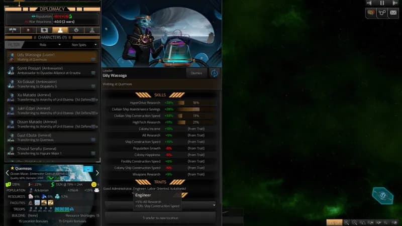 Distant Worlds 2 gameplay screenshot 1