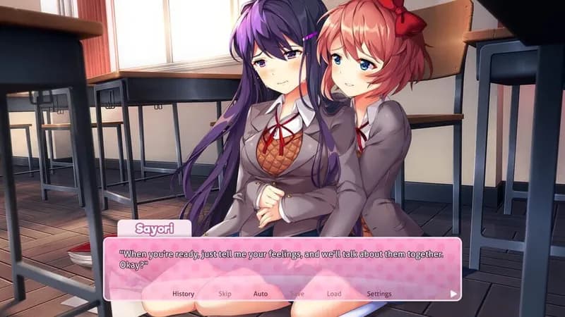 Doki Doki Literature Club Plus! gameplay screenshot 4