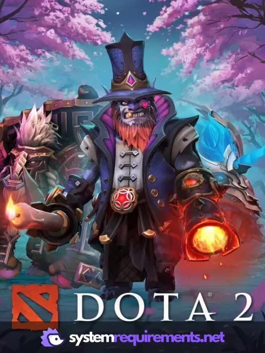 Dota 2 cover art - view system requirements