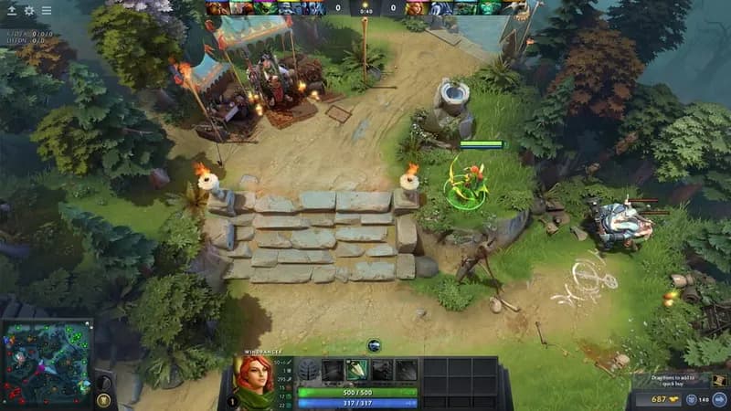 Dota 2 gameplay screenshot 4