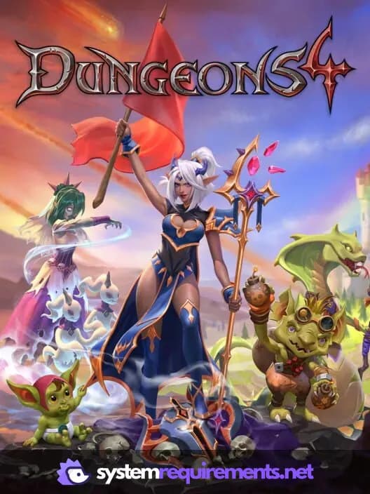 Dungeons 4 PC game cover art