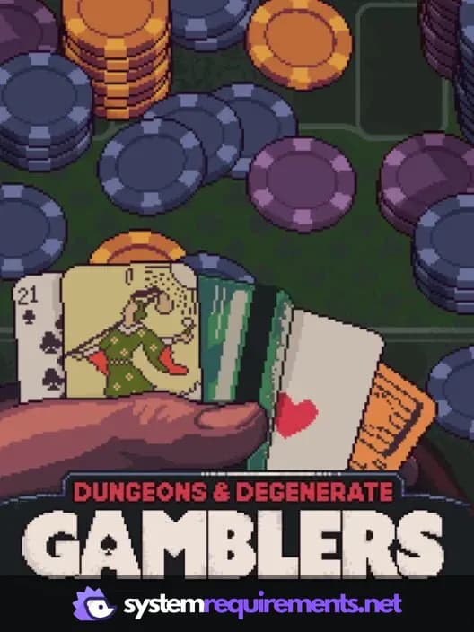 Dungeons & Degenerate Gamblers PC game cover art