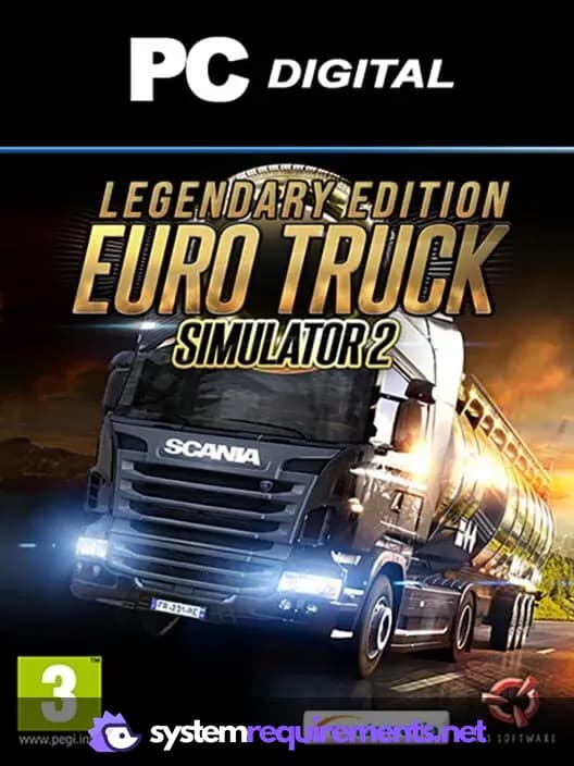 Euro Truck Simulator 2 PC game cover art