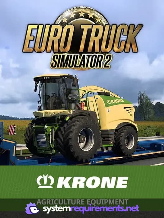 Euro Truck Simulator 2 - KRONE Agriculture Equipment cover art - view system requirements