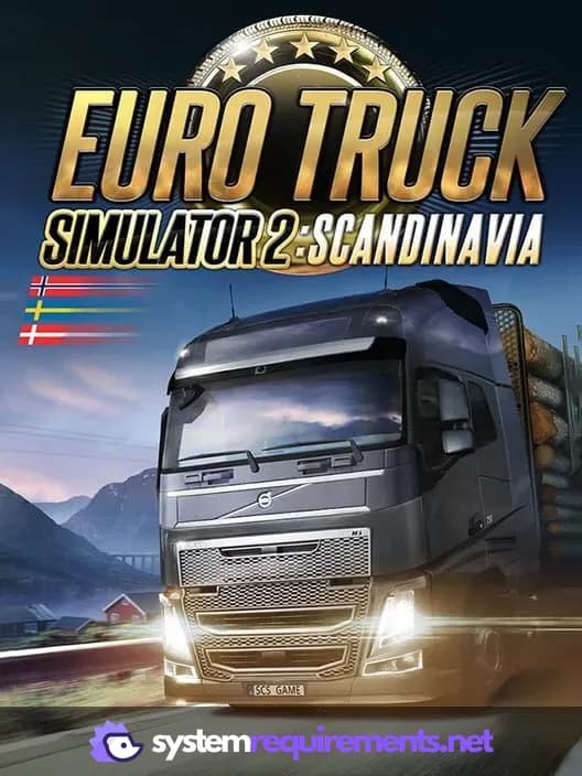 Euro Truck Simulator 2 - Scandinavia PC game cover art