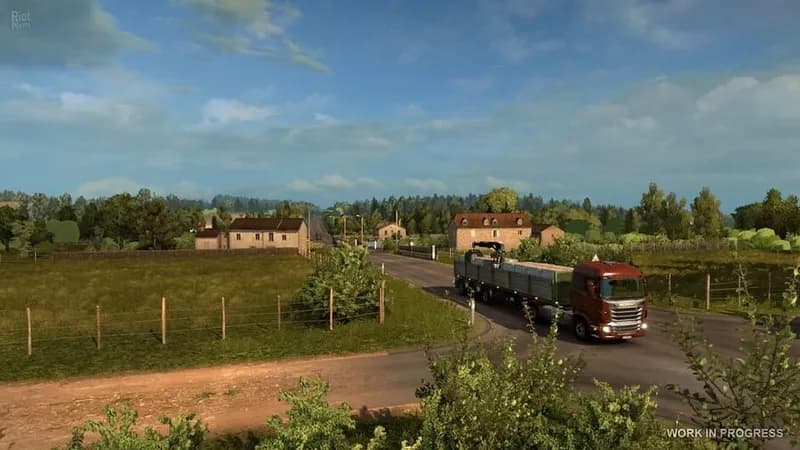 Euro Truck Simulator 2 - Vive la France ! gameplay screenshot 1