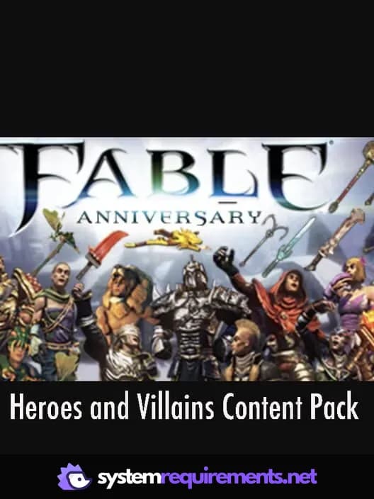 Fable Anniversary - Heroes and Villains Content Pack PC game cover art