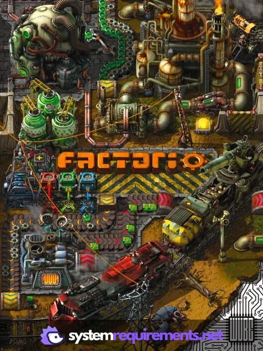 Factorio PC game cover art