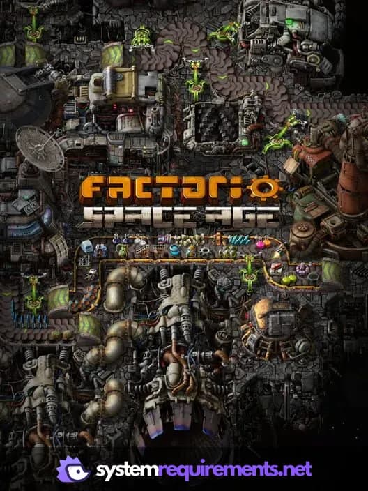 Factorio: Space Age PC game cover art
