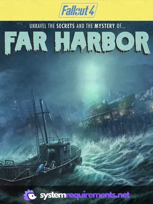 Fallout 4 Far Harbor cover art - view system requirements