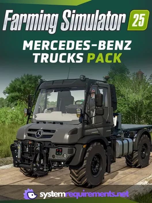 Farming Simulator 25: Mercedes-Benz Trucks Pack cover art - view system requirements