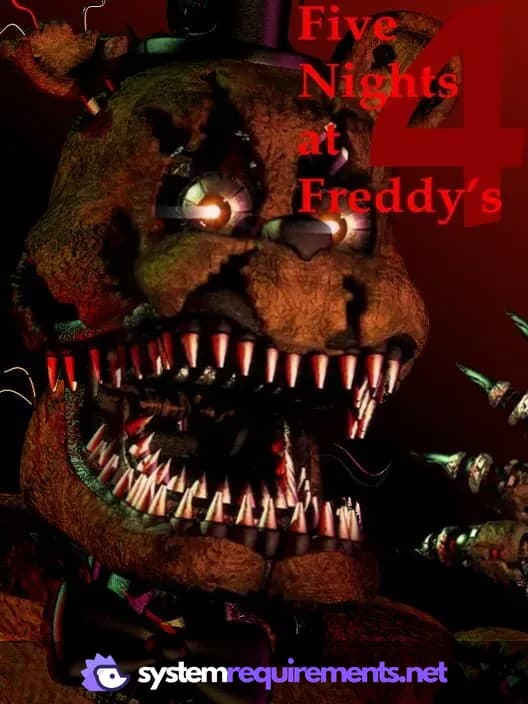 Five Nights at Freddy's 4 PC game cover art