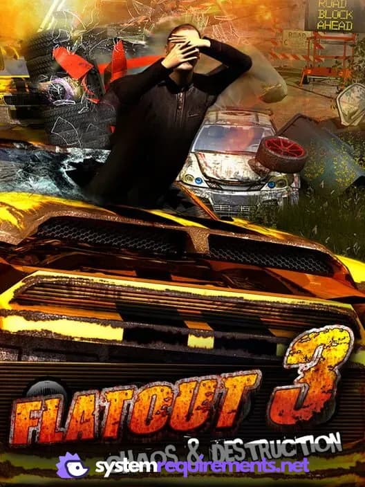 FlatOut 3: Chaos & Destruction cover art - view system requirements