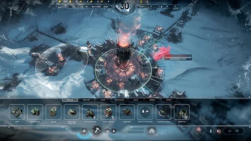 Frostpunk gameplay screenshot 2