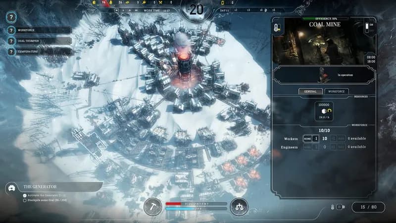 Frostpunk gameplay screenshot 3