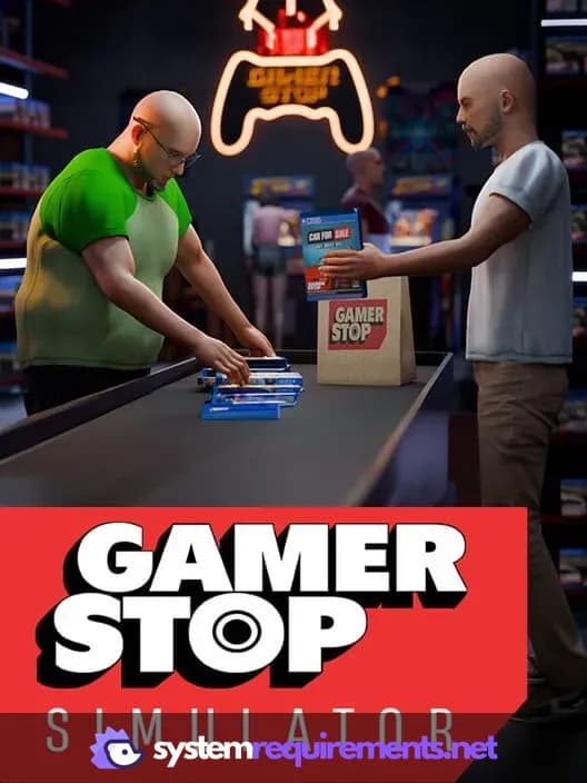 Gamer Stop Simulator PC game cover art