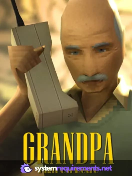 Grandpa High on Retro PC game cover art