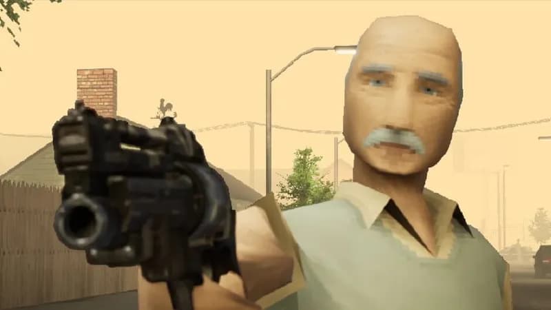 Grandpa High on Retro gameplay screenshot 2