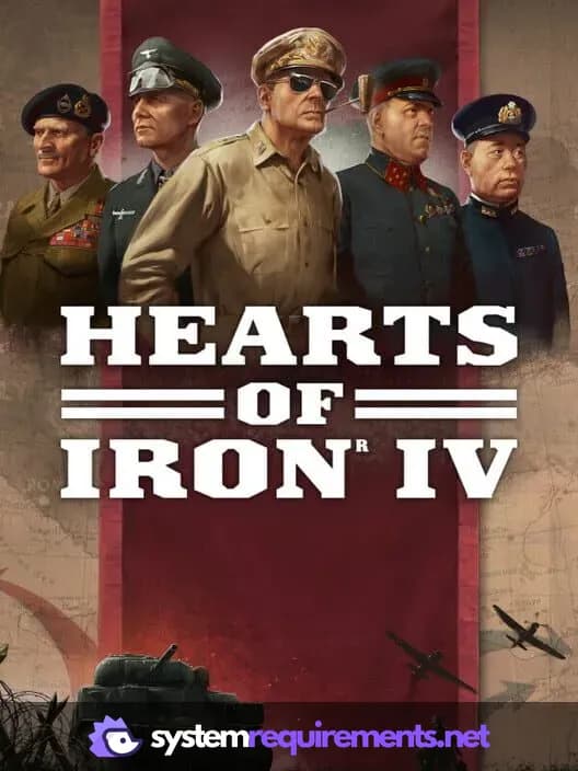 Hearts of Iron IV cover art - view system requirements