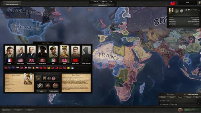 Hearts of Iron IV gameplay screenshot 2