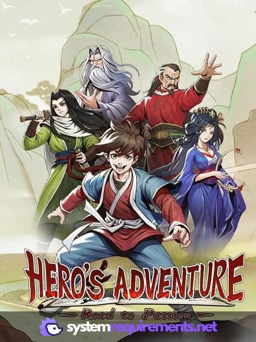Hero's Adventure: Road to Passion PC game cover art