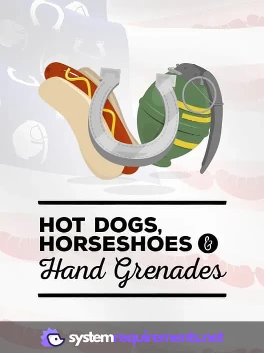 Hot Dogs, Horseshoes & Hand Grenades PC game cover art