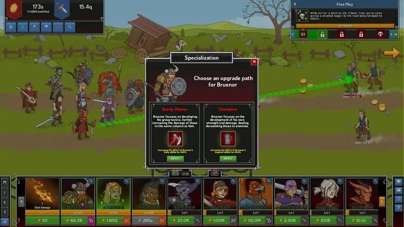 Idle Champions of the Forgotten Realms gameplay screenshot 1