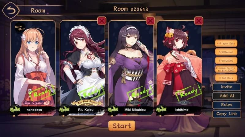 Mahjong Soul gameplay screenshot 1